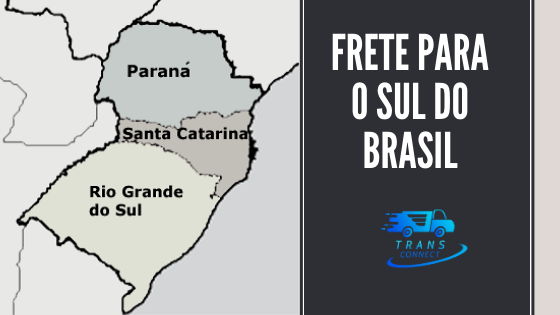 Frete para o Sul do Brasil